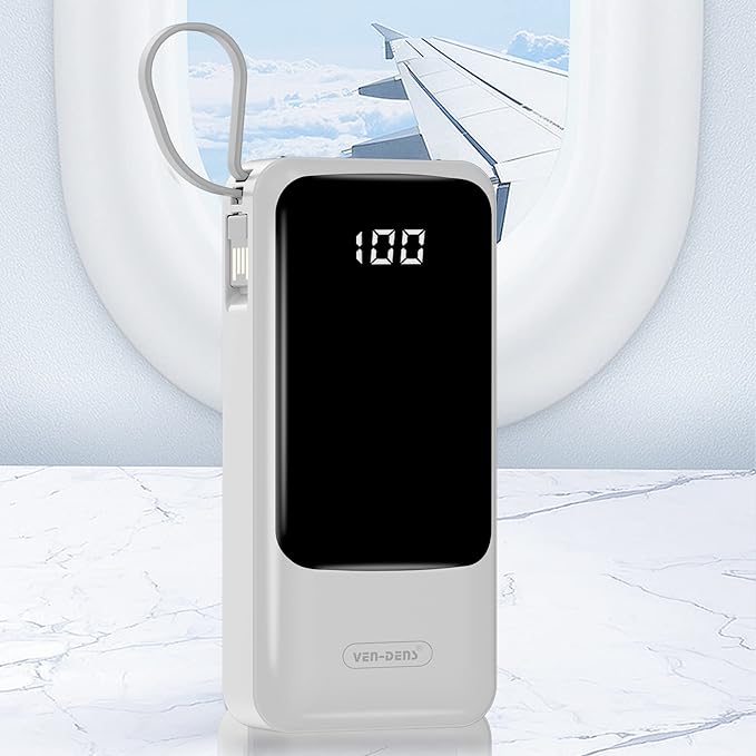 Power Bank 20000mAh with 3Types Of Charging Cables