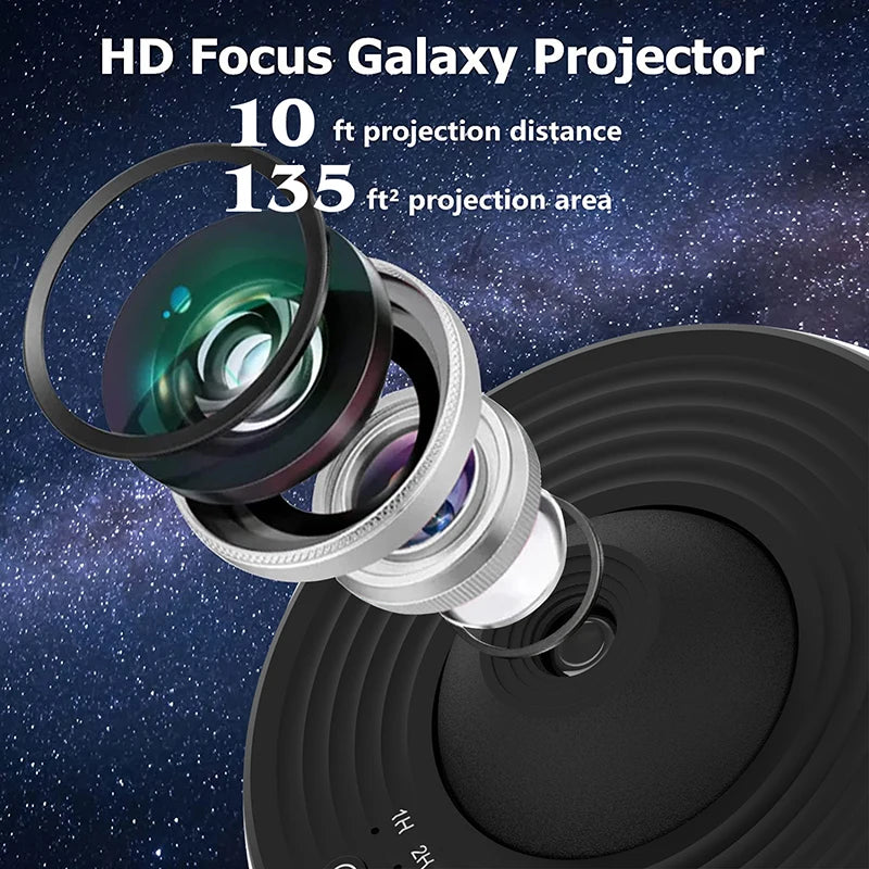 360° Rotate Planetarium Galaxy Sky Projector