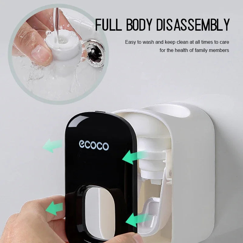 Automatic Toothpaste Dispenser & Squeezer - Bathroom Accessory