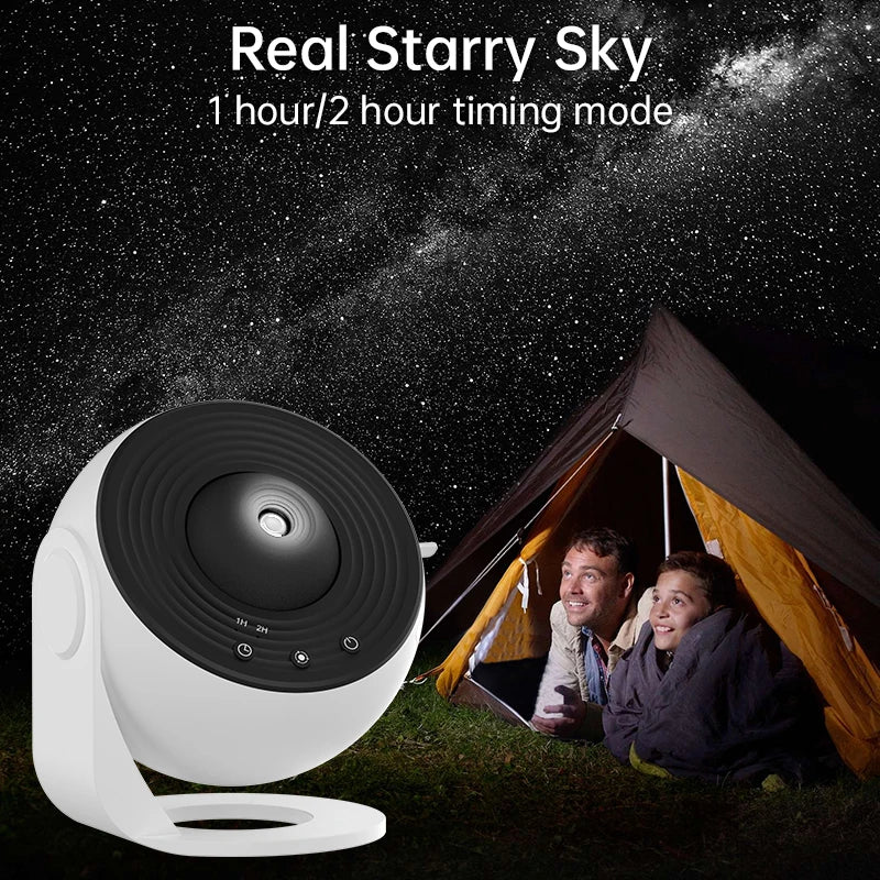 360° Rotate Planetarium Galaxy Sky Projector