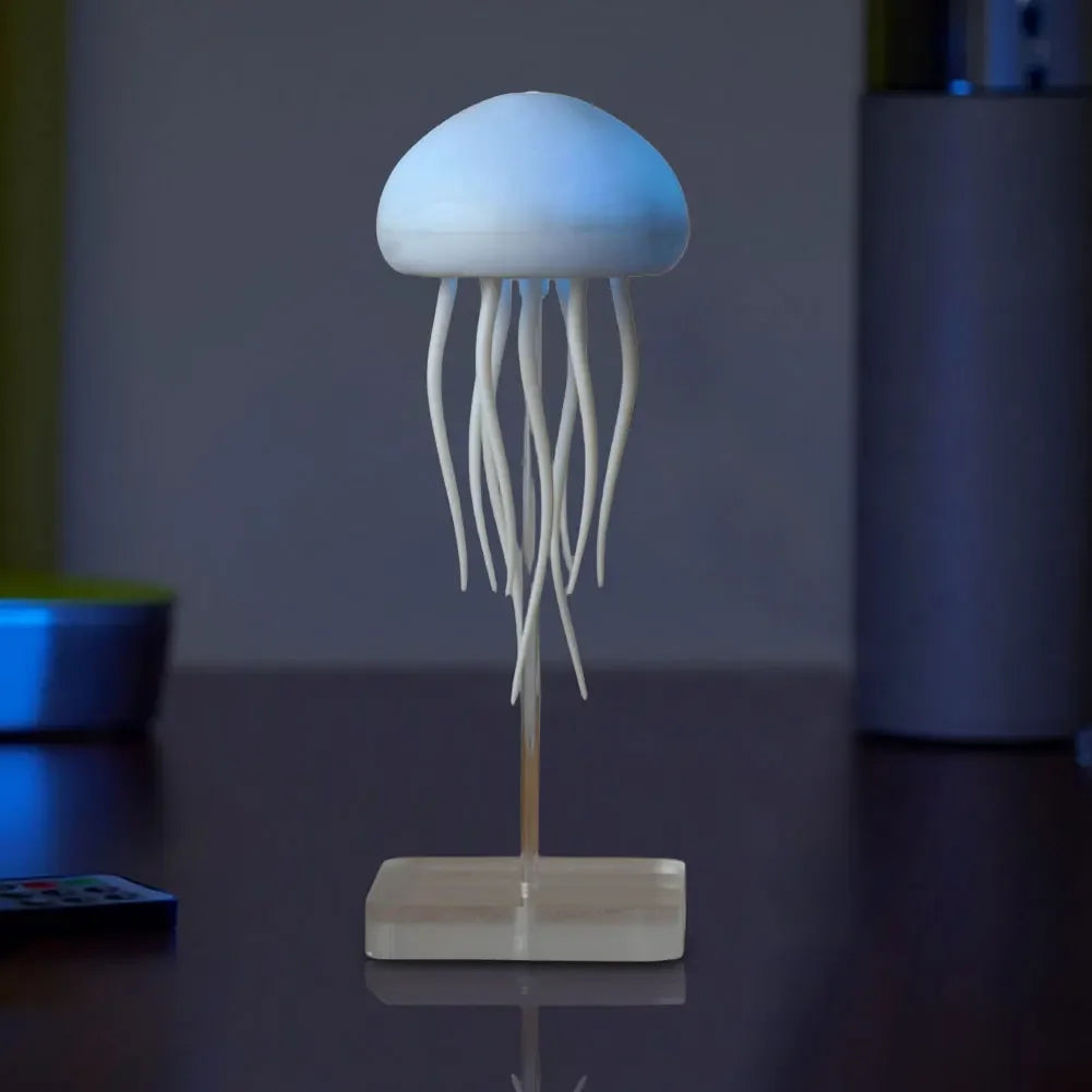 Dancing Jellyfish Night Light - Voice Control LED Lamp