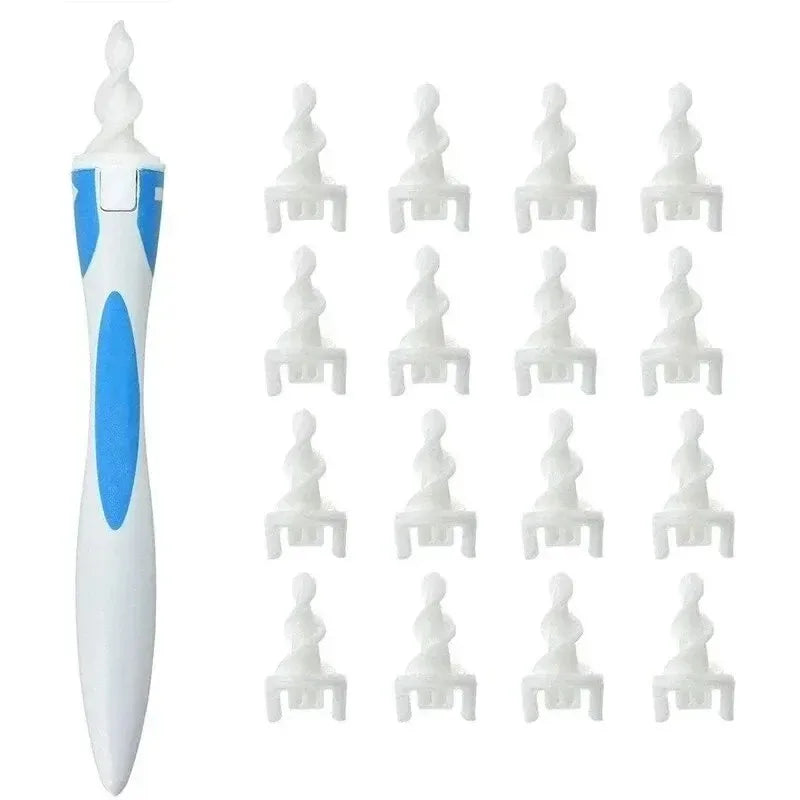 Ear Wax Remover with Soft Silicone 16 Replacement Tips