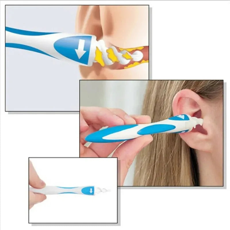 Ear Wax Remover with Soft Silicone 16 Replacement Tips