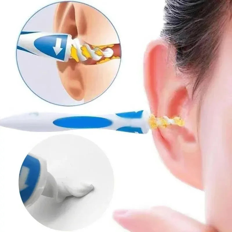 Ear Wax Remover with Soft Silicone 16 Replacement Tips