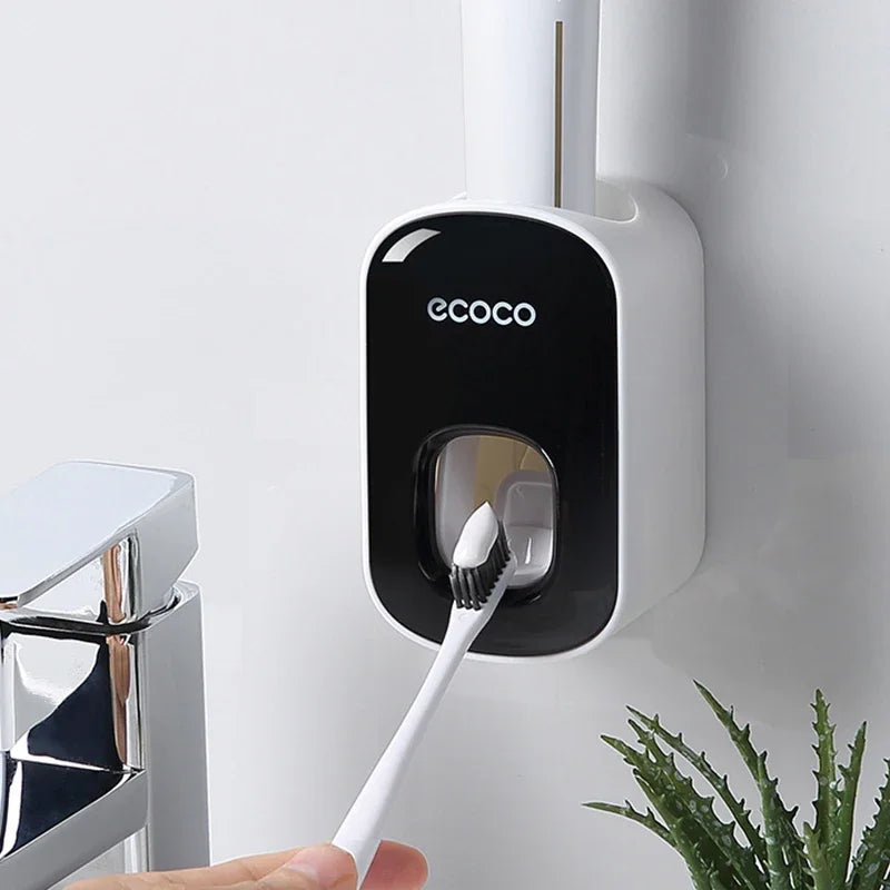 Automatic Toothpaste Dispenser & Squeezer - Bathroom Accessory