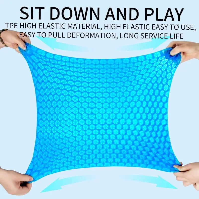 Gel Seat Cushion - Honeycomb Design for Pressure Relief, Tailbone & Back Pain Relief