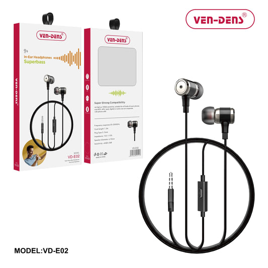 Metal Earphone SuperBass Headphones